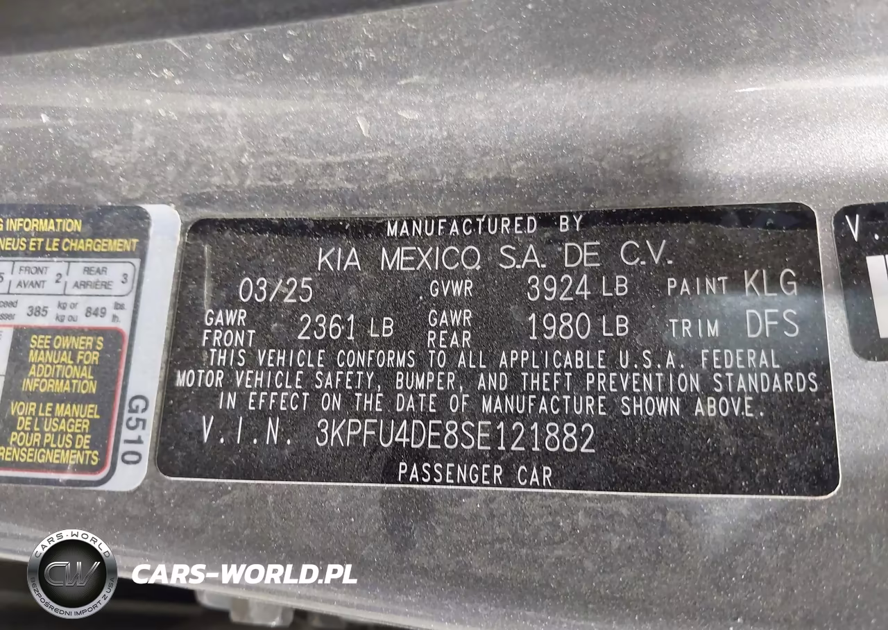 2025 Kia K4 Ex VIN:3KPFU4DE8SE121882 - 9