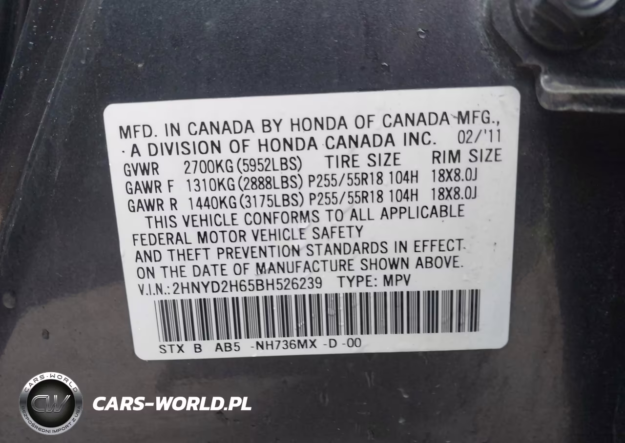 2011 Acura Mdx Technology Package VIN:2HNYD2H65BH526239 - 9