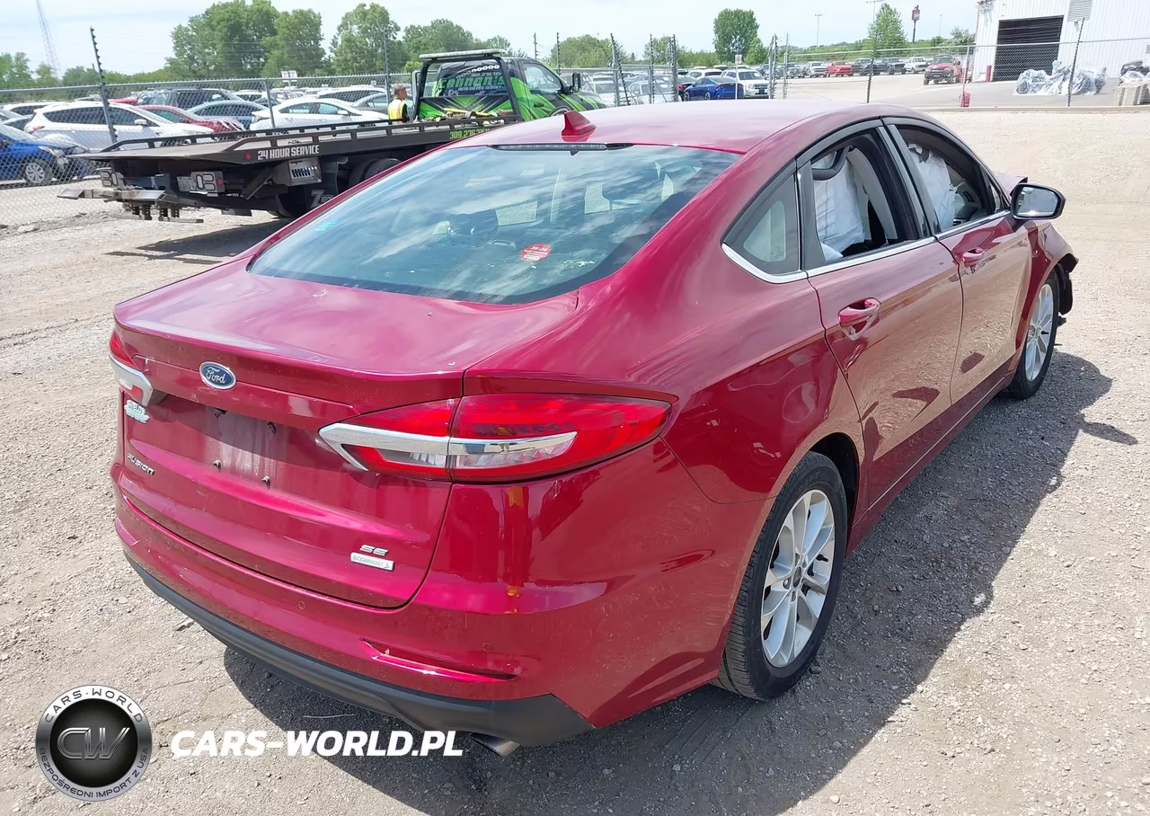 2019 Ford Fusion Se VIN:3FA6P0HD6KR267780 - 4