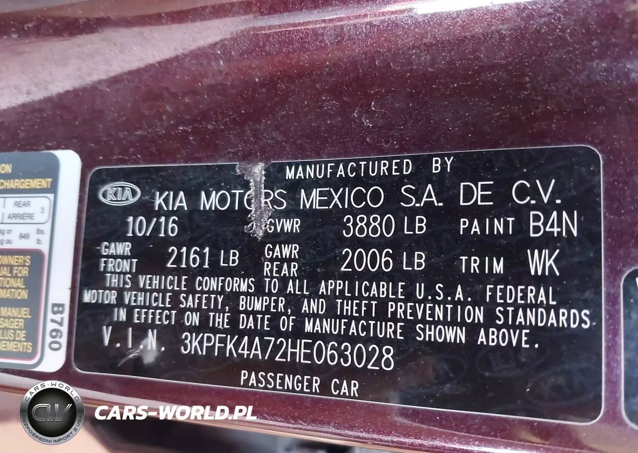 2017 Kia Forte Lx VIN:3KPFK4A72HE063028 - 9