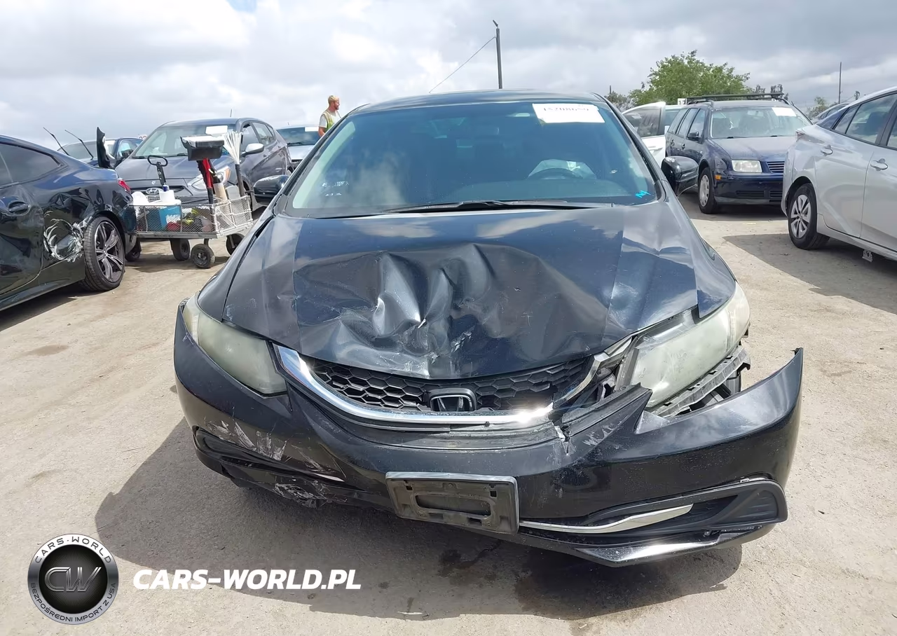 2014 Honda Civic Lx VIN:19XFB2F54EE233025 - 12