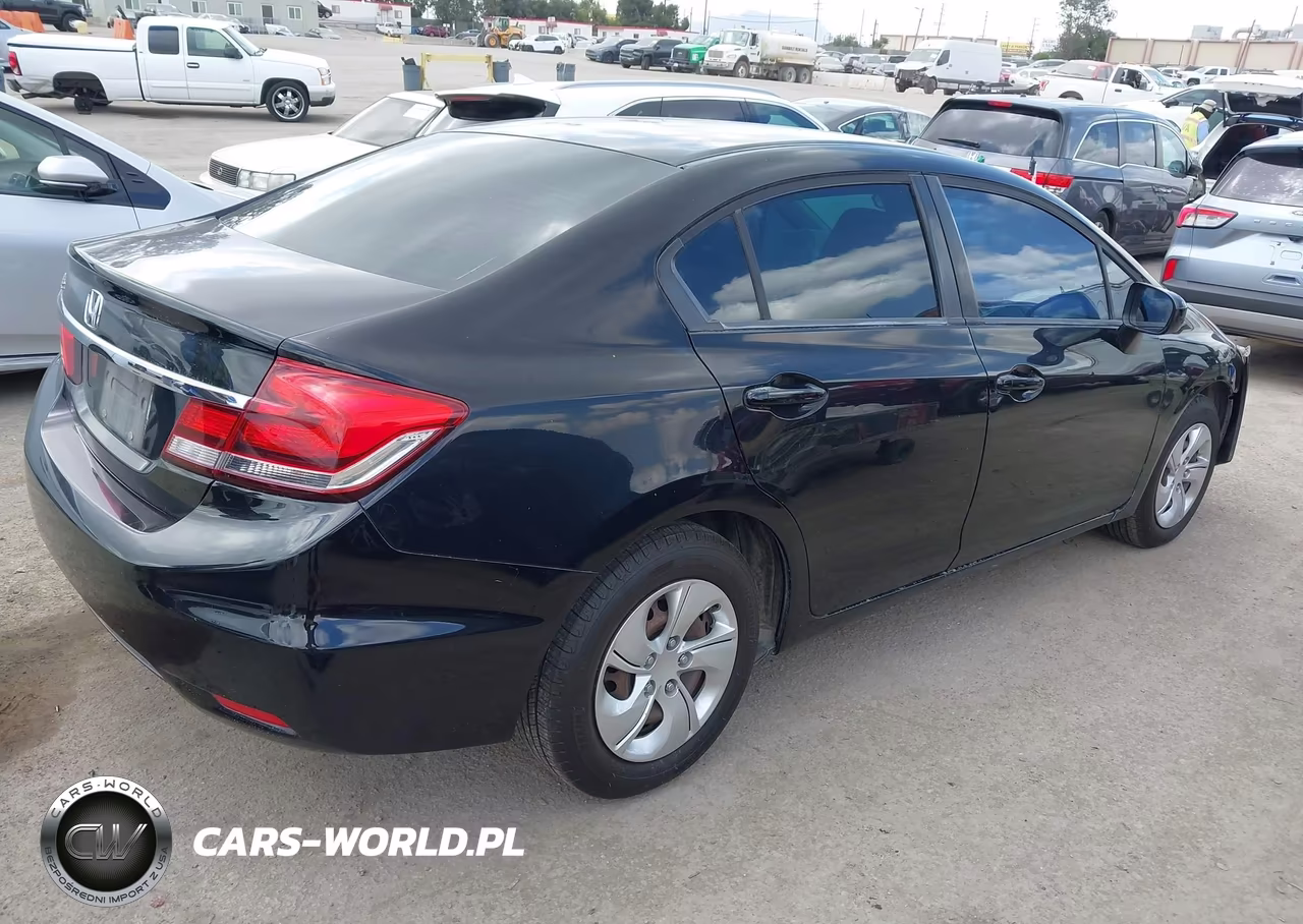2014 Honda Civic Lx VIN:19XFB2F54EE233025 - 4