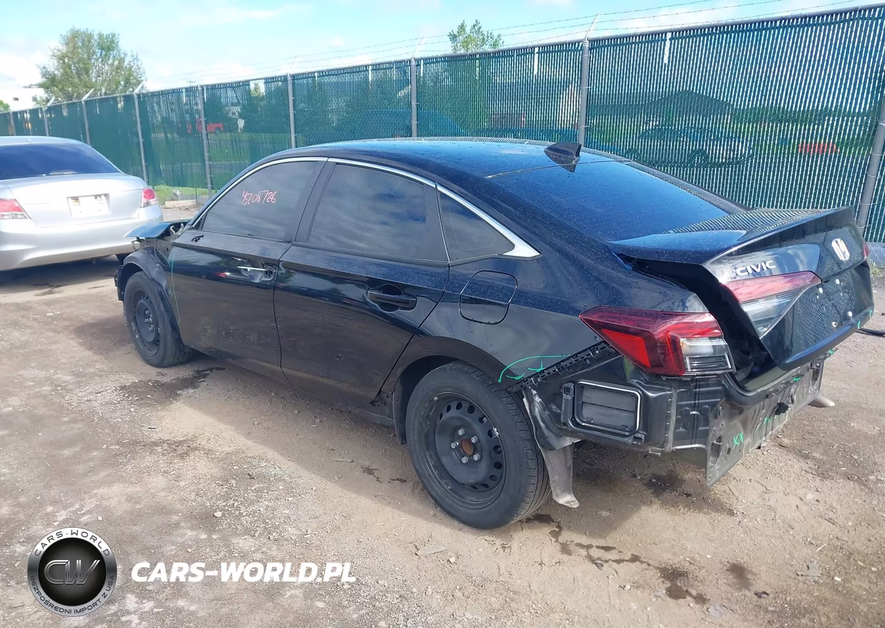 2025 Honda Civic Lx VIN:2HGFE2F27SH530918 - 3