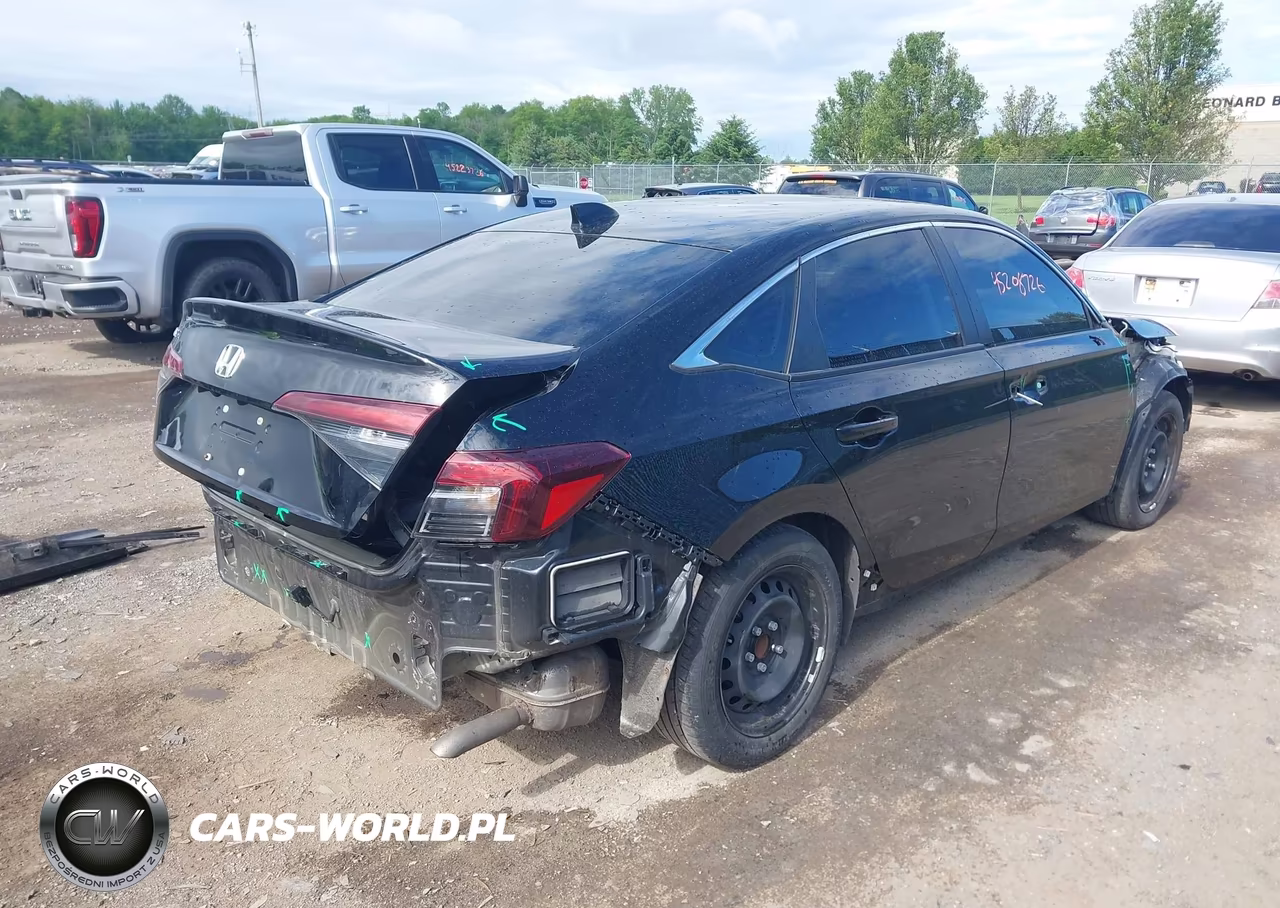 2025 Honda Civic Lx VIN:2HGFE2F27SH530918 - 4