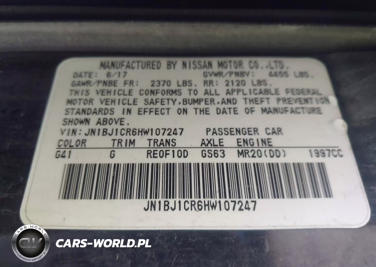 2017 Nissan Rogue Sport S VIN:JN1BJ1CR6HW107247 - 9
