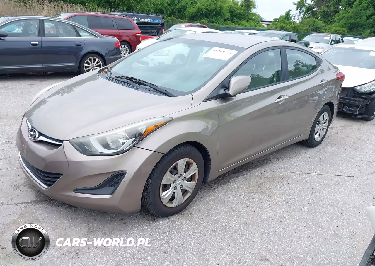 2016 Hyundai Elantra Se VIN:5NPDH4AE9GH700026 - 2