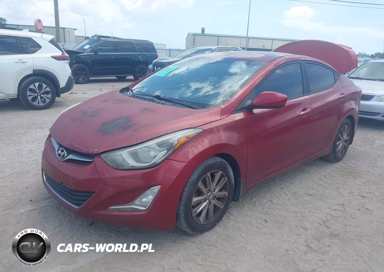 2014 Hyundai Elantra Se VIN:5NPDH4AE6EH536327 - 2