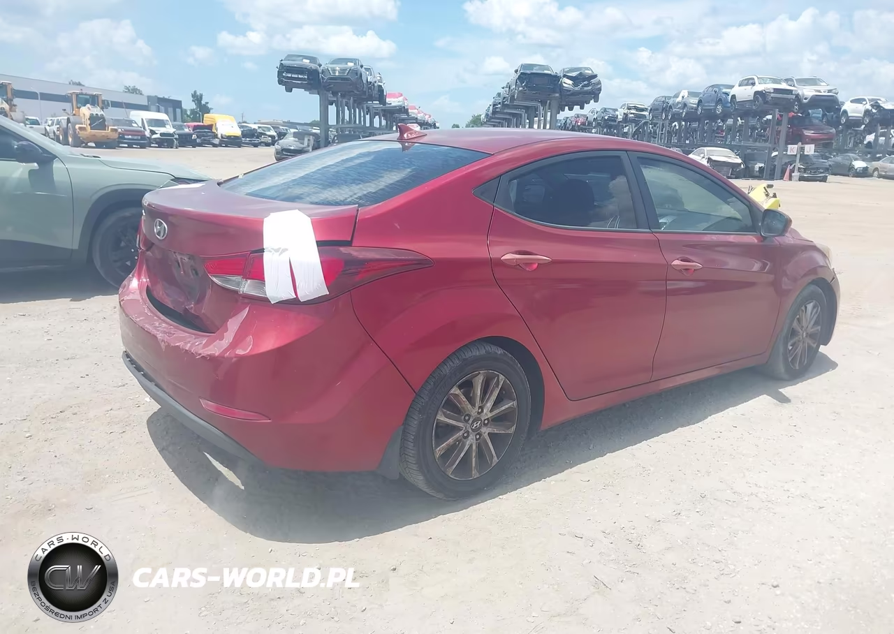 2014 Hyundai Elantra Se VIN:5NPDH4AE6EH536327 - 4