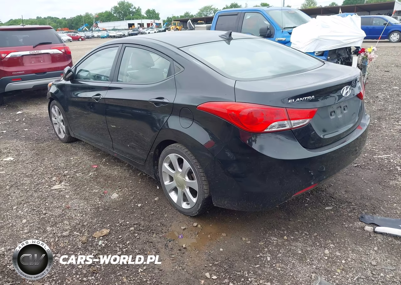 2011 Hyundai Elantra Limited (Ulsan Plant) VIN:KMHDH4AE2BU099018 - 3