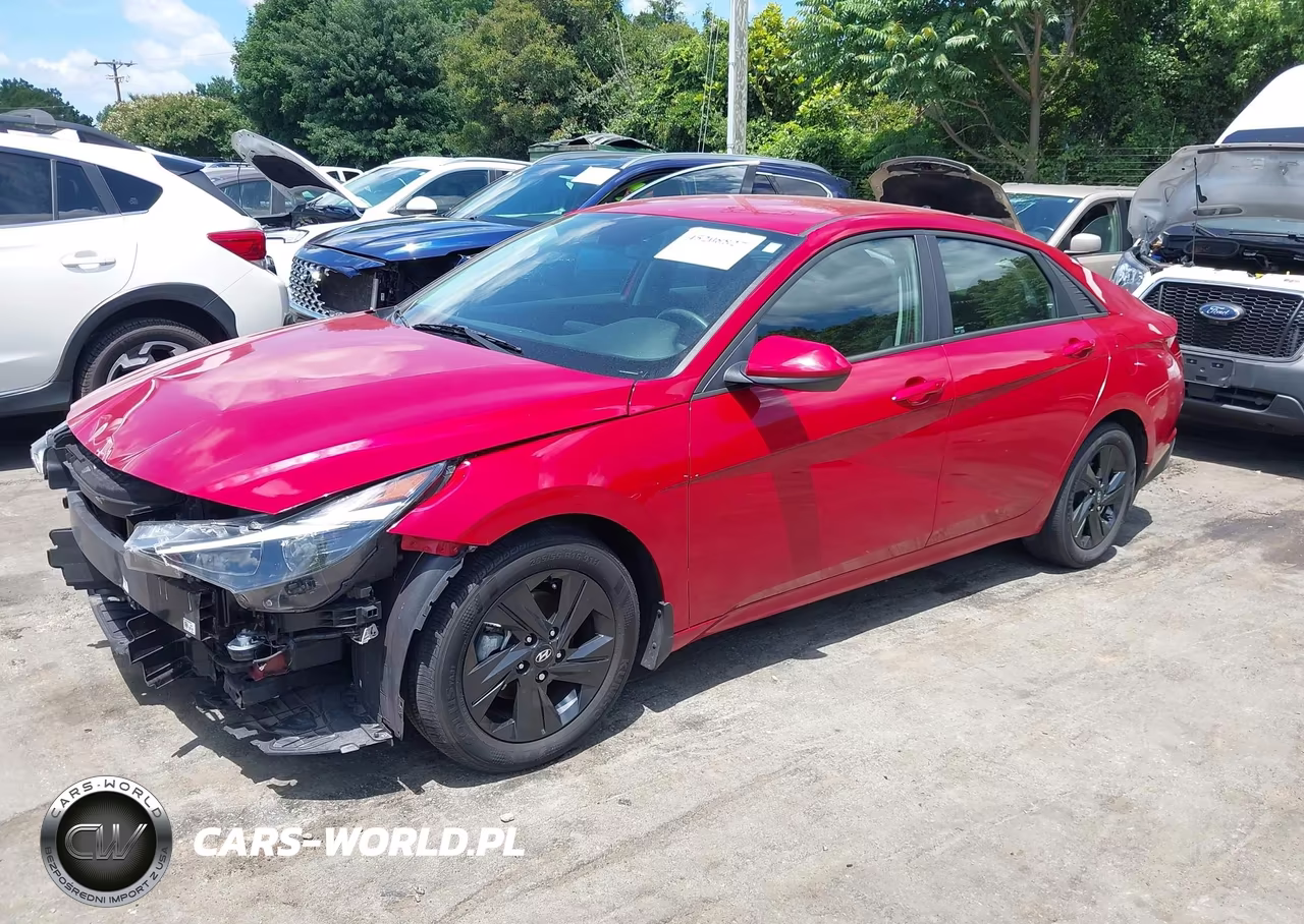 2023 Hyundai Elantra Sel VIN:KMHLM4AG2PU435203 - 2