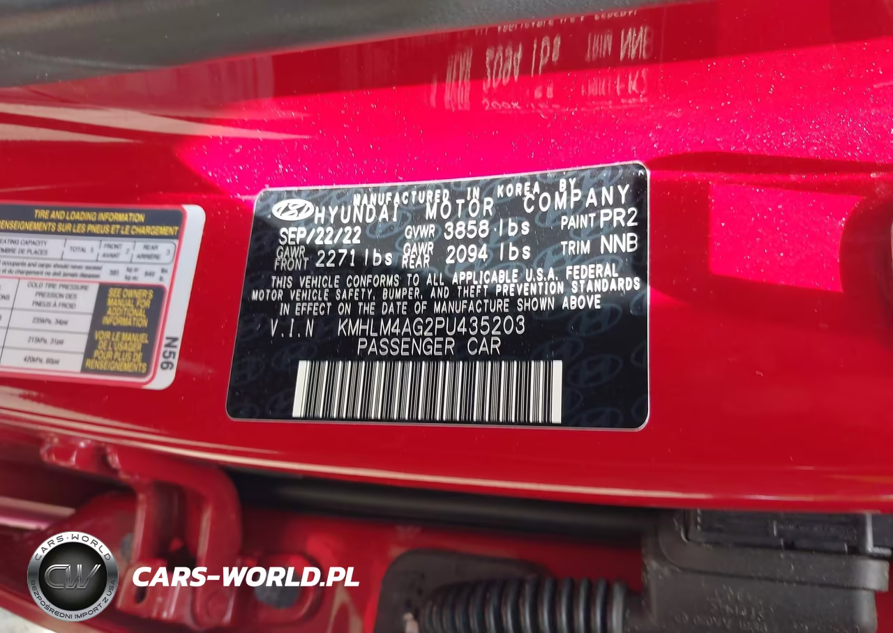 2023 Hyundai Elantra Sel VIN:KMHLM4AG2PU435203 - 9