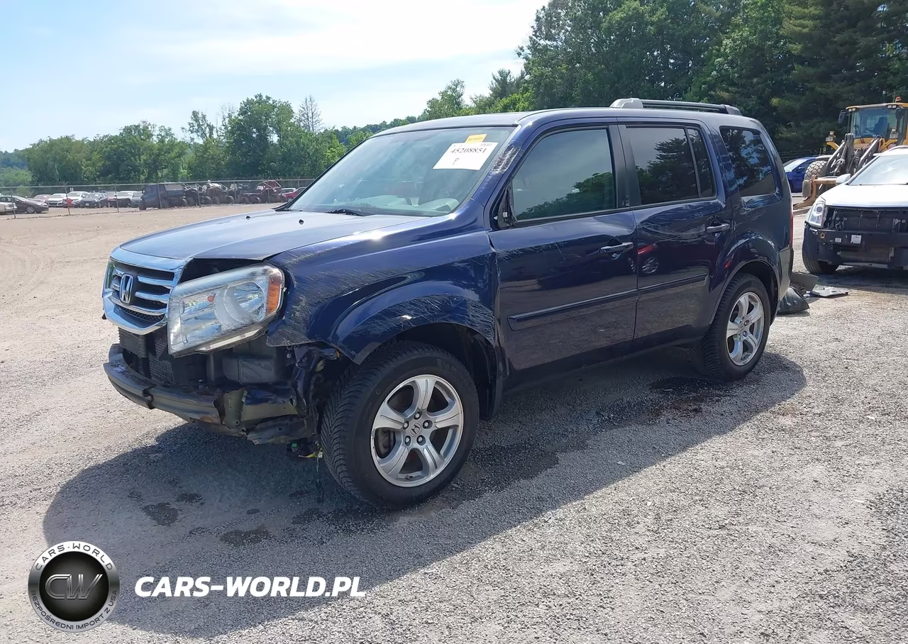 2013 Honda Pilot Ex-L VIN:5FNYF4H59DB009375 - 2
