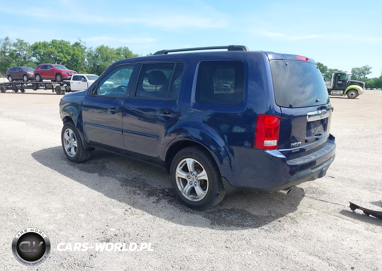 2013 Honda Pilot Ex-L VIN:5FNYF4H59DB009375 - 3