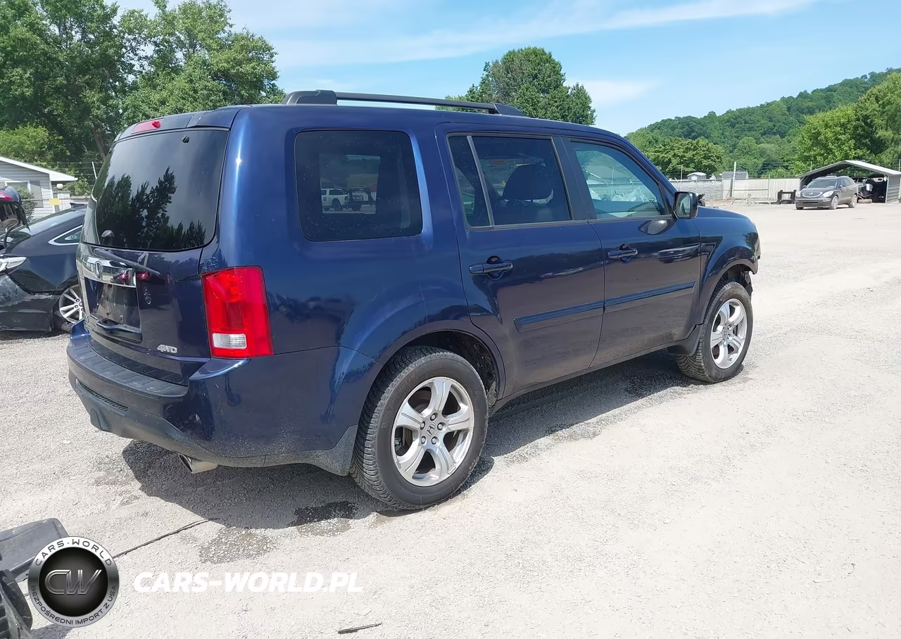 2013 Honda Pilot Ex-L VIN:5FNYF4H59DB009375 - 4