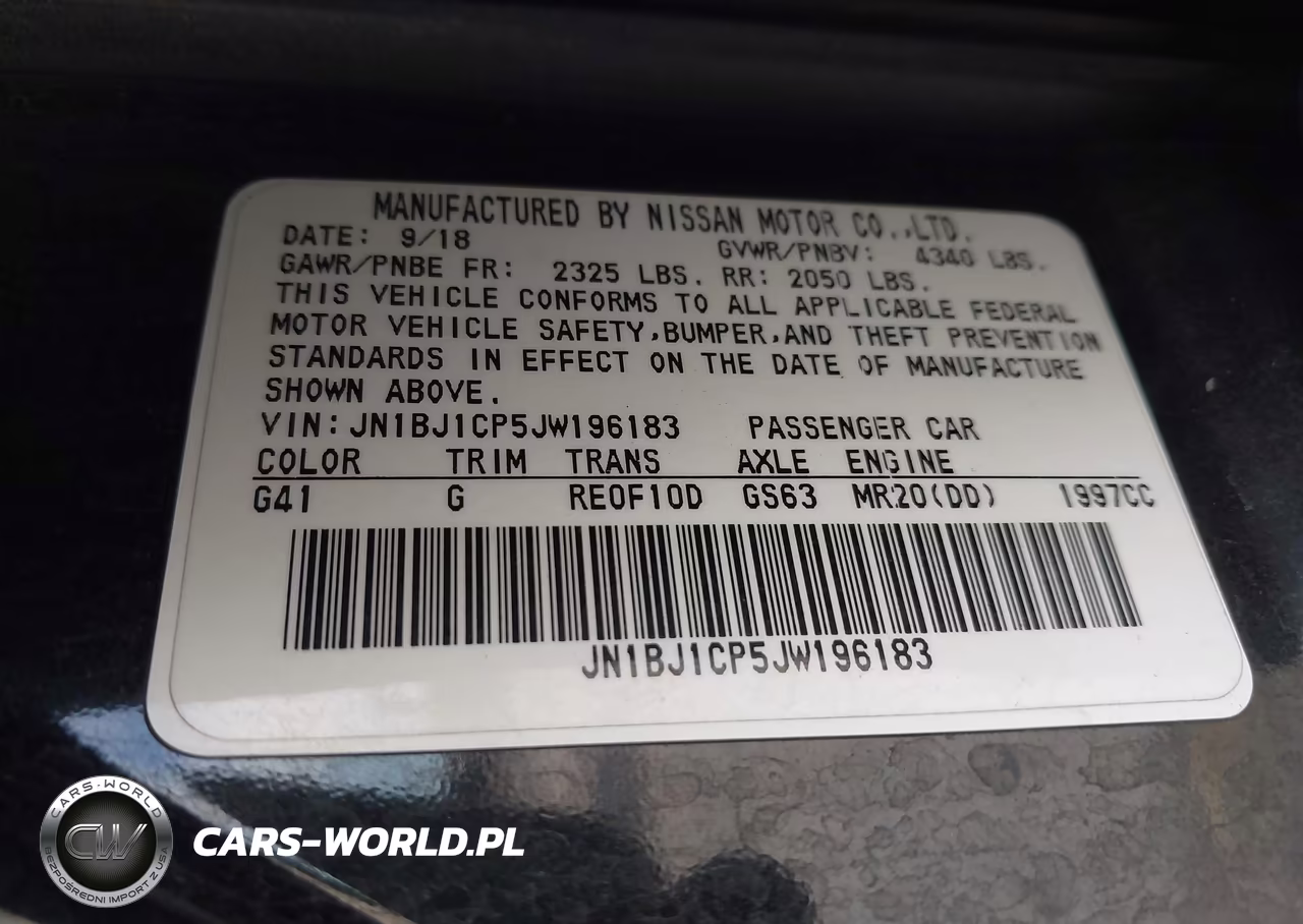 2018 Nissan Rogue Sport Sl VIN:JN1BJ1CP5JW196183 - 9