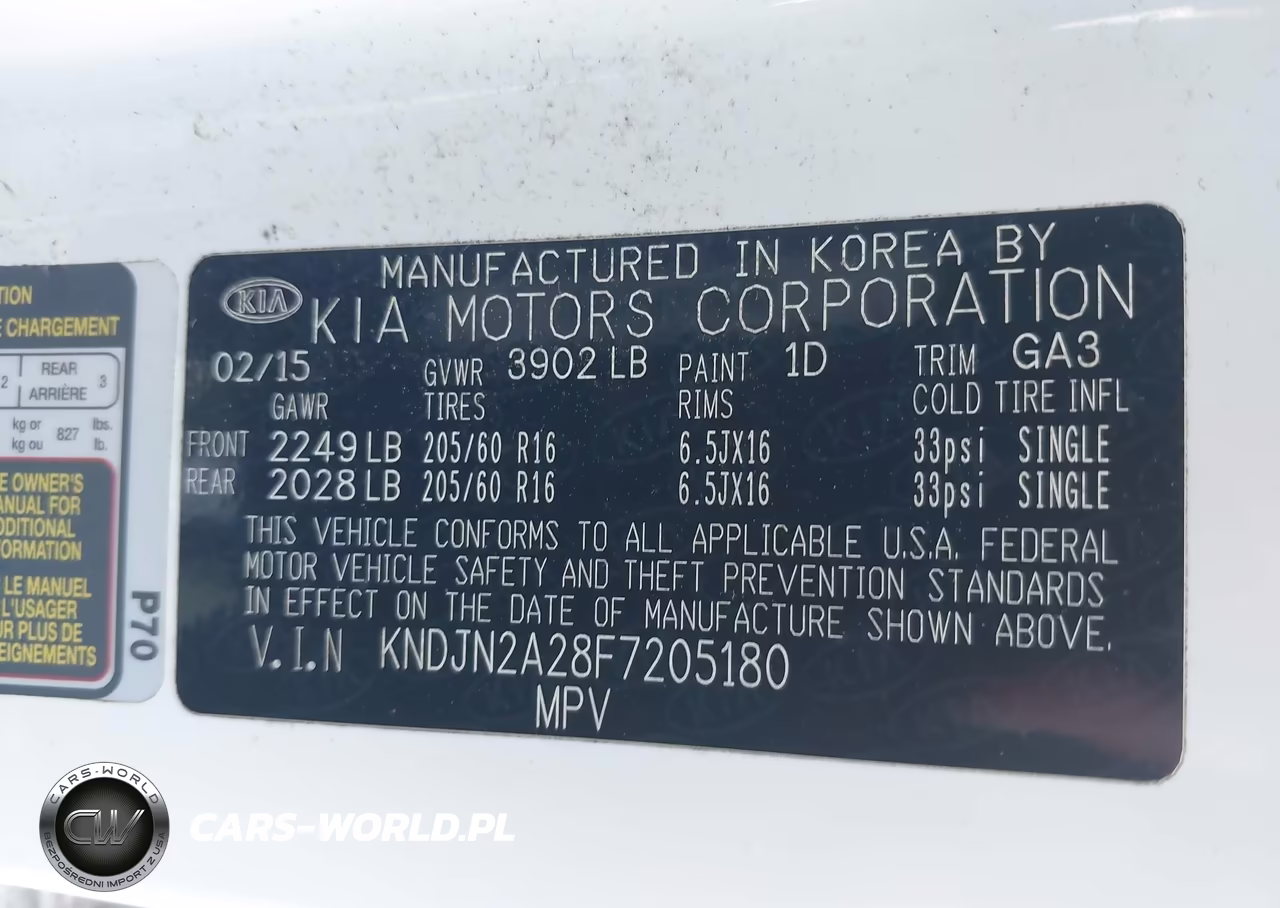 2015 Kia Soul VIN:KNDJN2A28F7205180 - 9