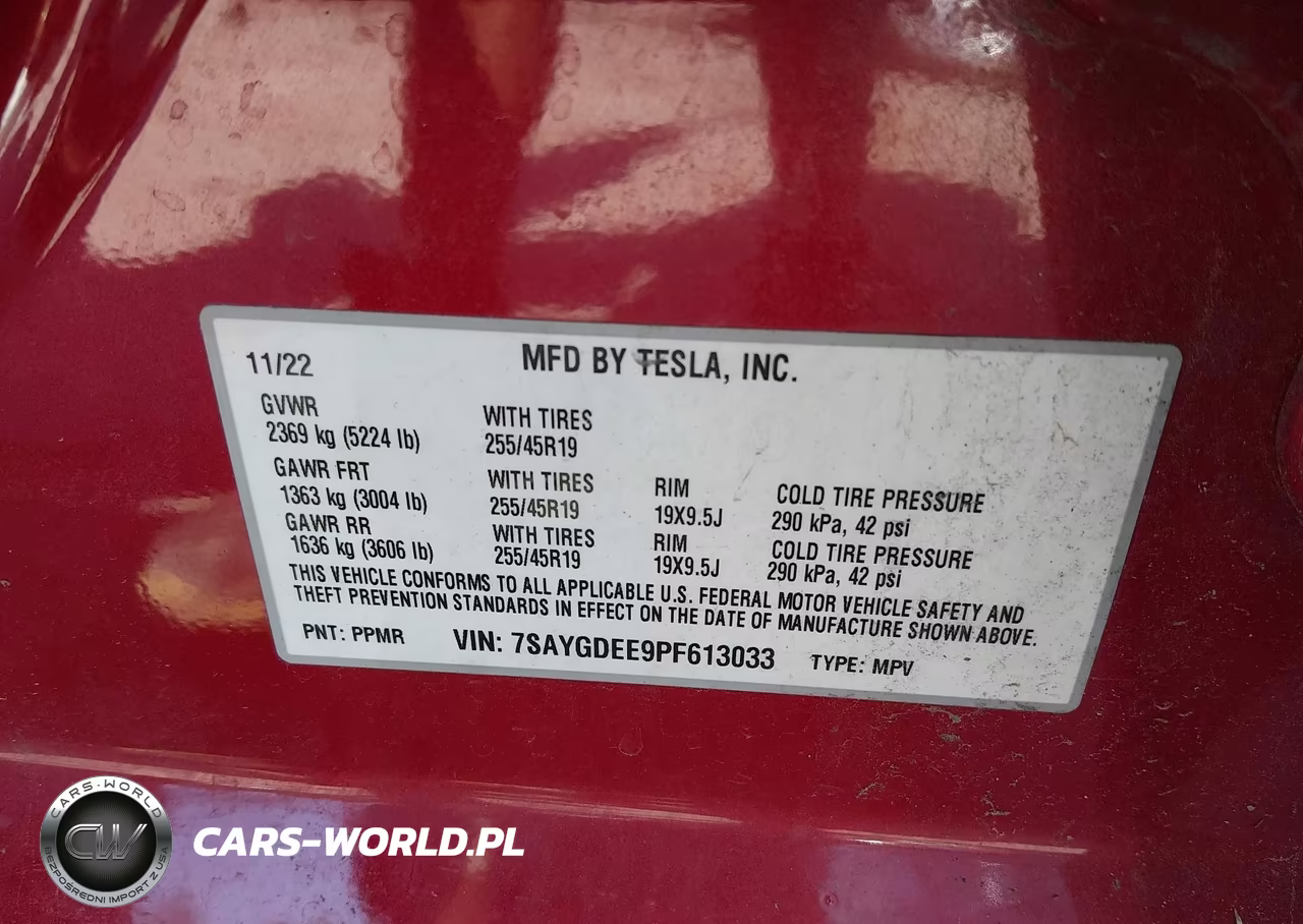 2023 Tesla Model Y VIN:7SAYGDEE9PF613033 - 9