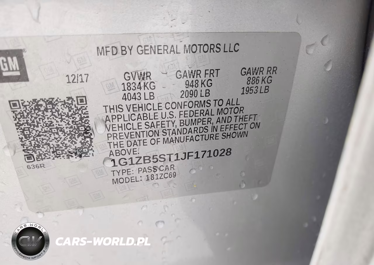 2018 Chevrolet Malibu 1Ls VIN:1G1ZB5ST1JF171028 - 9