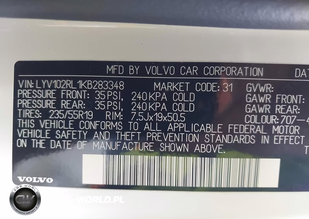 2019 Volvo Xc60 T5 Inscription VIN:LYV102RL1KB283348 - 9