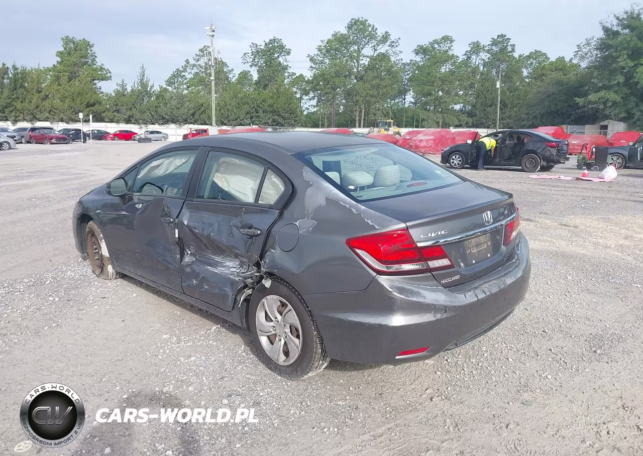 2013 Honda Civic Lx VIN:19XFB2F59DE095996 - 3