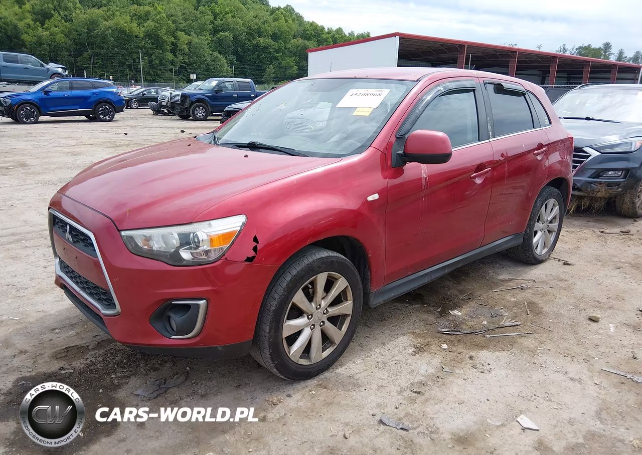 2014 Mitsubishi Outlander Sport Se VIN:4A4AR4AU9EE019085 - 2