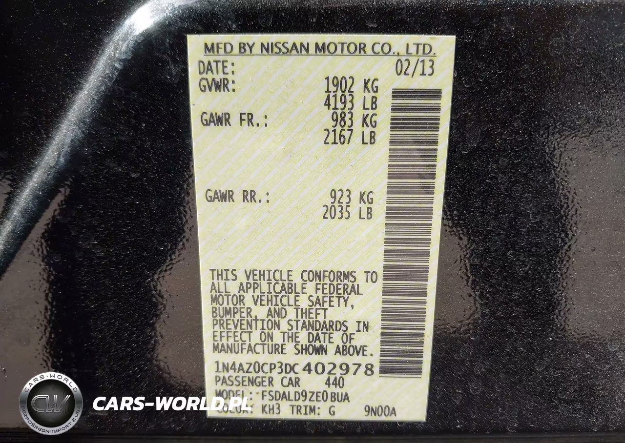 2013 Nissan Leaf Sv VIN:1N4AZ0CP3DC402978 - 9
