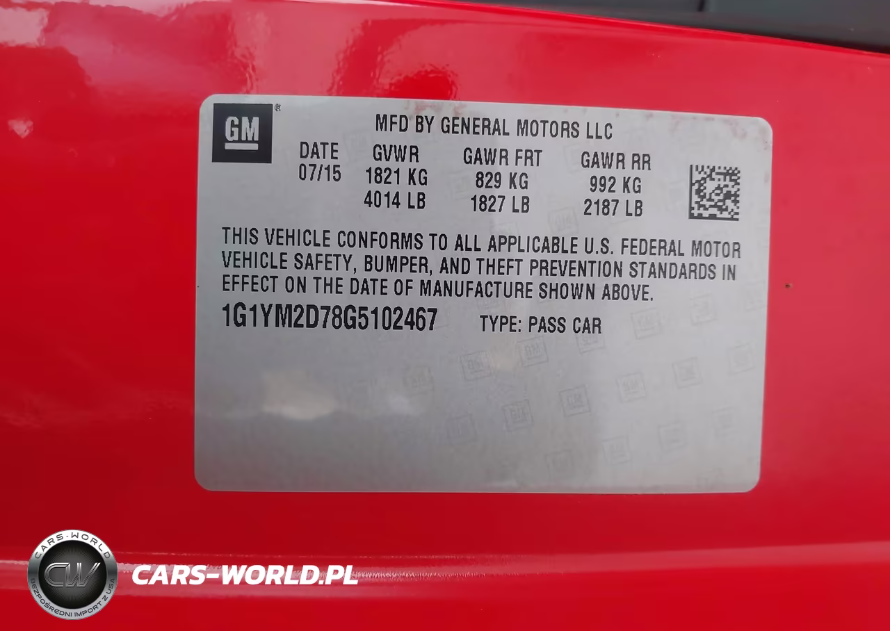 2016 Chevrolet Corvette Stingray Z51 VIN:1G1YM2D78G5102467 - 9
