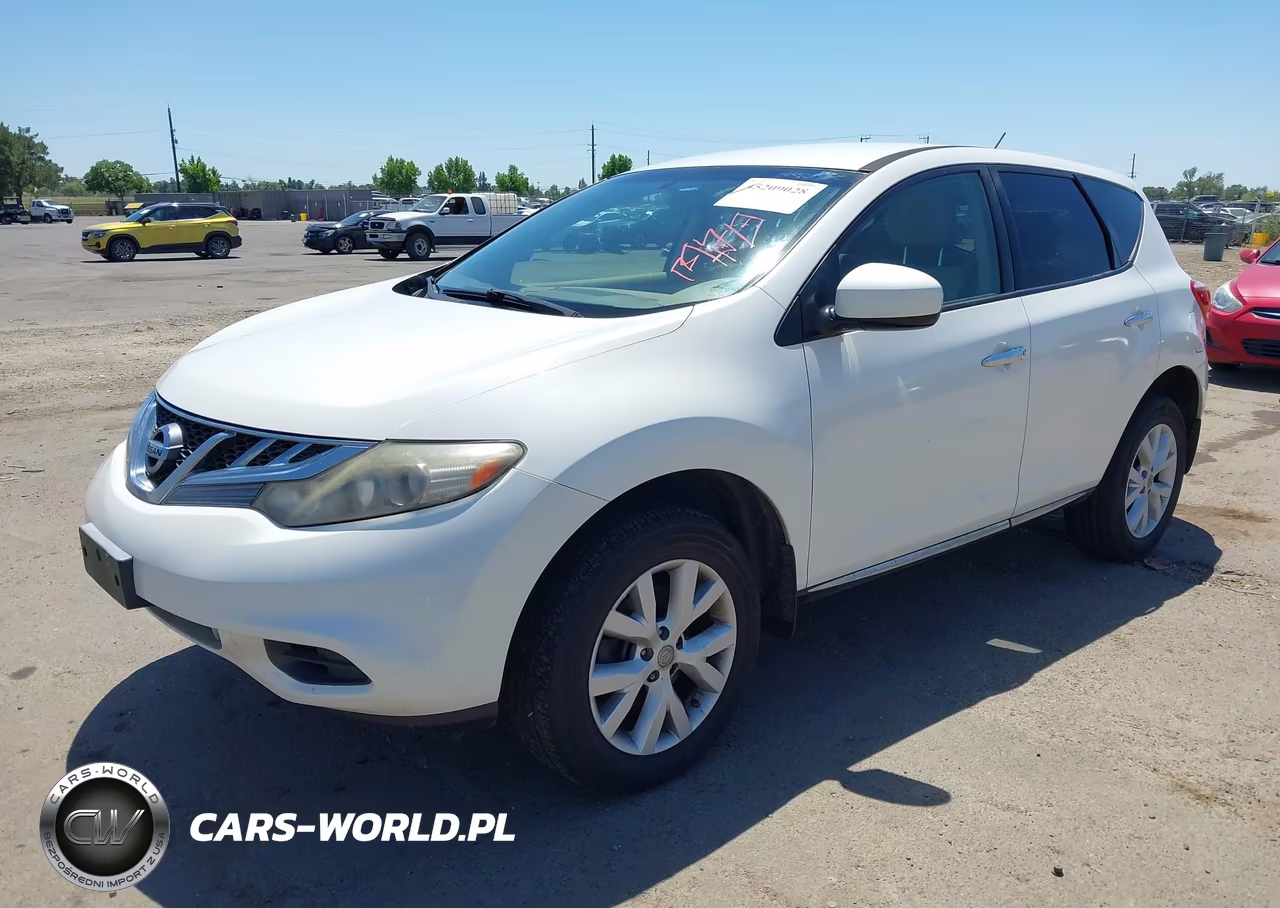 2012 Nissan Murano S VIN:JN8AZ1MU7CW107243 - 2