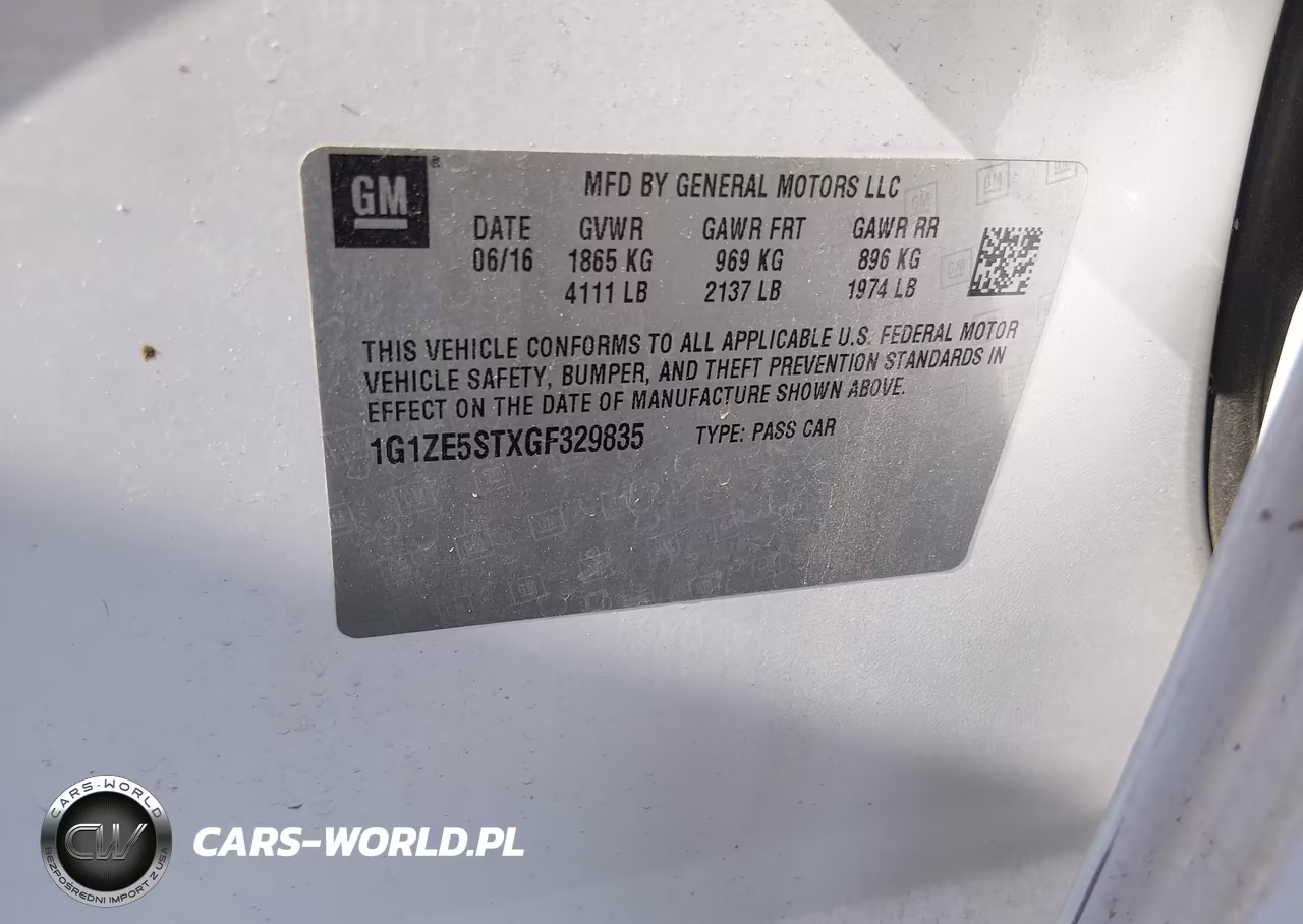 2016 Chevrolet Malibu 1Lt VIN:1G1ZE5STXGF329835 - 9