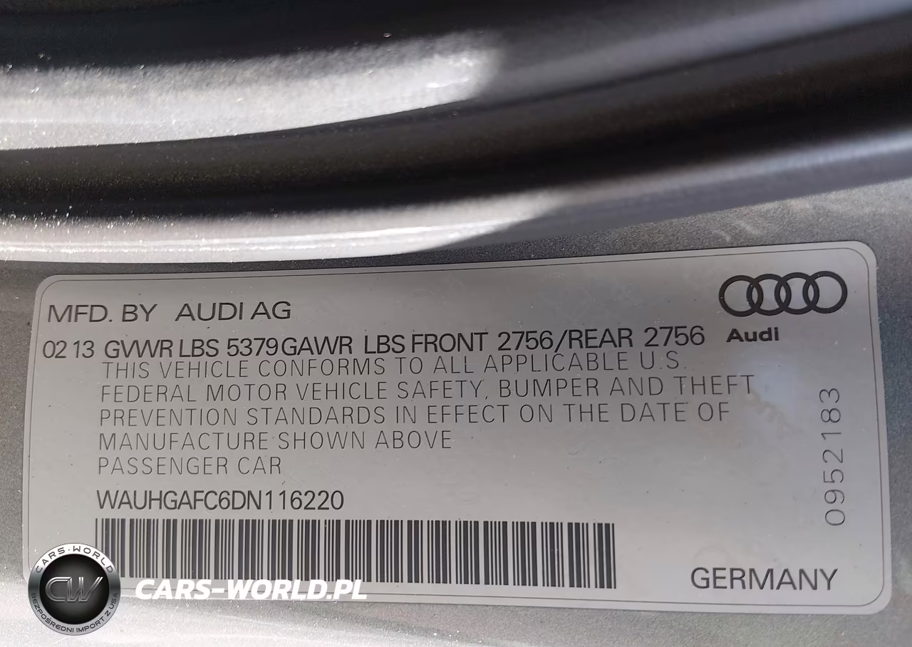 2013 Audi A6 3.0T Premium VIN:WAUHGAFC6DN116220 - 9