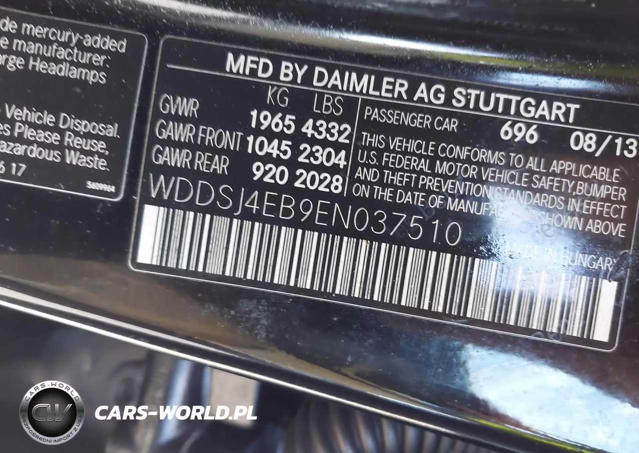 2014 Mercedes-Benz Cla 250 VIN:WDDSJ4EB9EN037510 - 9