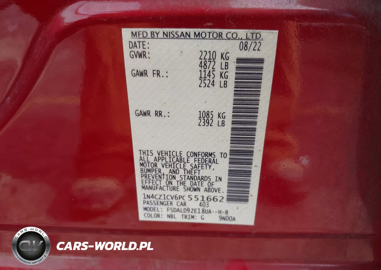 2023 Nissan Leaf Sv Plus 60 Kwh VIN:1N4CZ1CV6PC551662 - 9