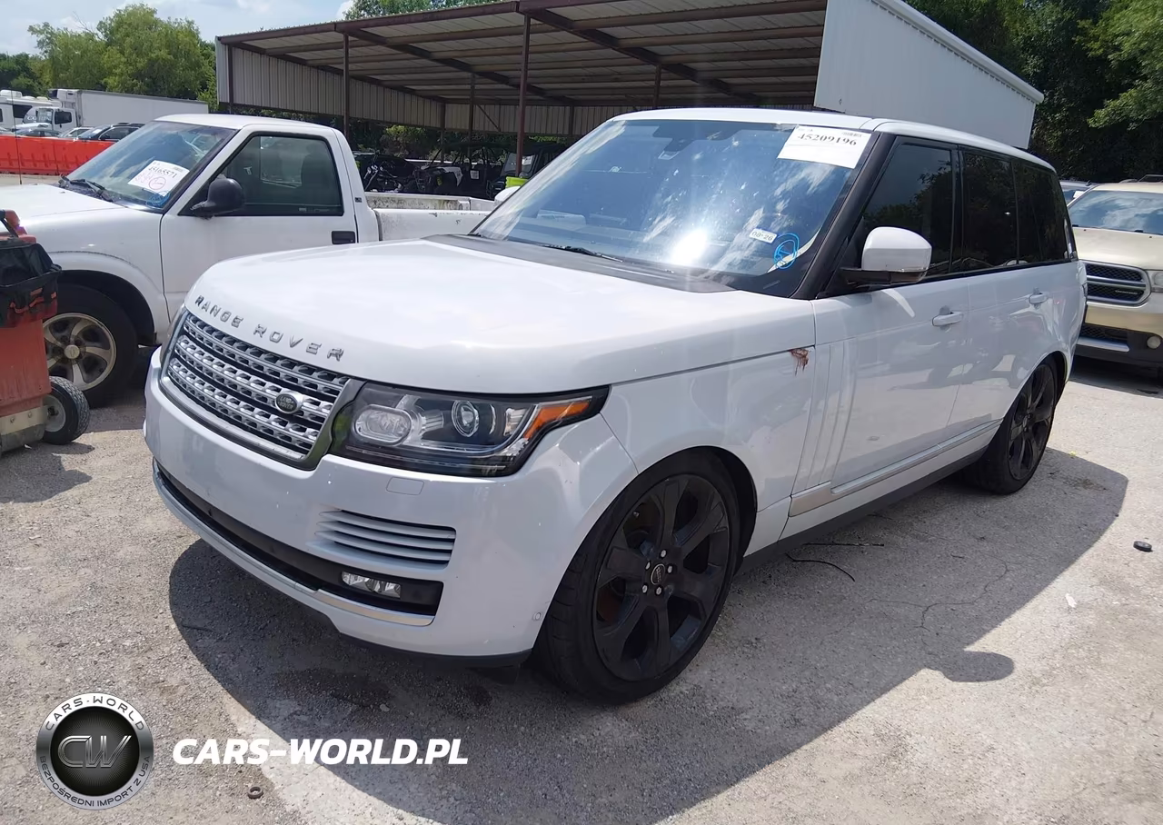 2016 Land Rover Range Rover 3.0L V6 Turbocharged Diesel Hse Td6 VIN:SALGS2KF9GA258410 - 2