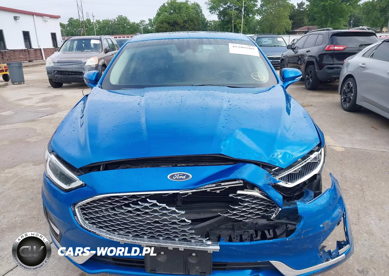 2019 Ford Fusion Hybrid Titanium VIN:3FA6P0RU4KR255321 - 13