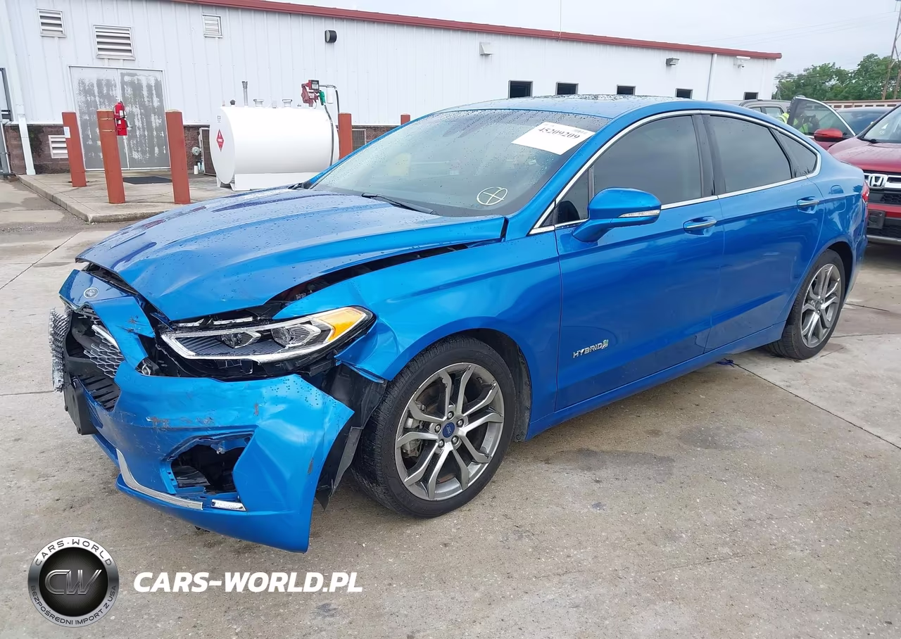 2019 Ford Fusion Hybrid Titanium VIN:3FA6P0RU4KR255321 - 2