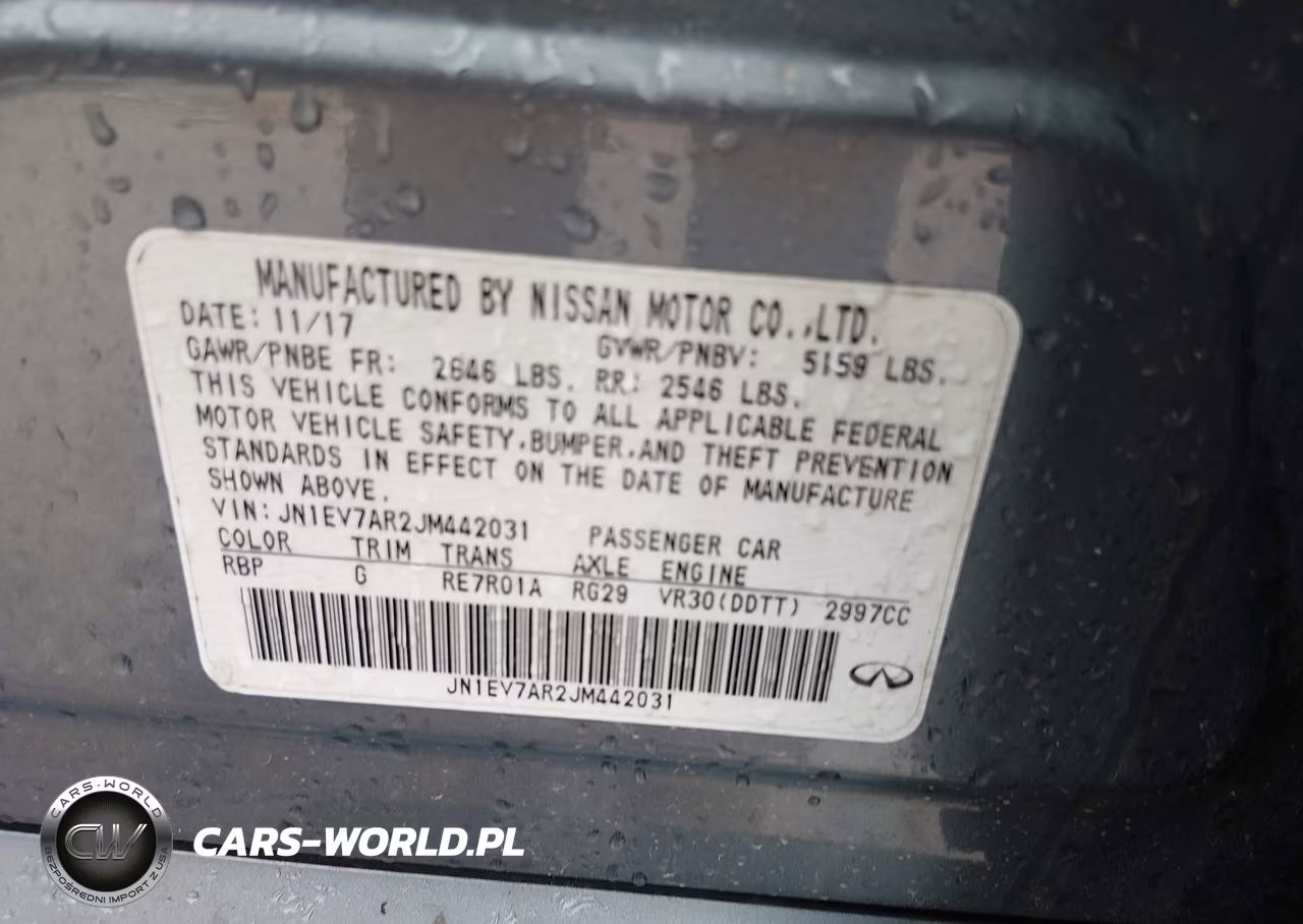 2018 Infiniti Q50 3.0T Luxe VIN:JN1EV7AR2JM442031 - 9