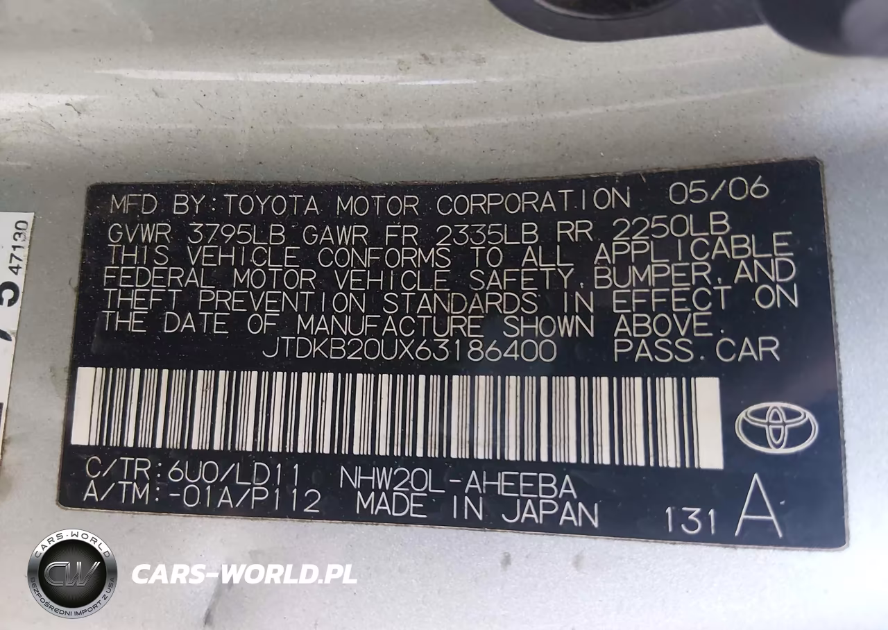 2006 Toyota Prius VIN:JTDKB20UX63186400 - 9