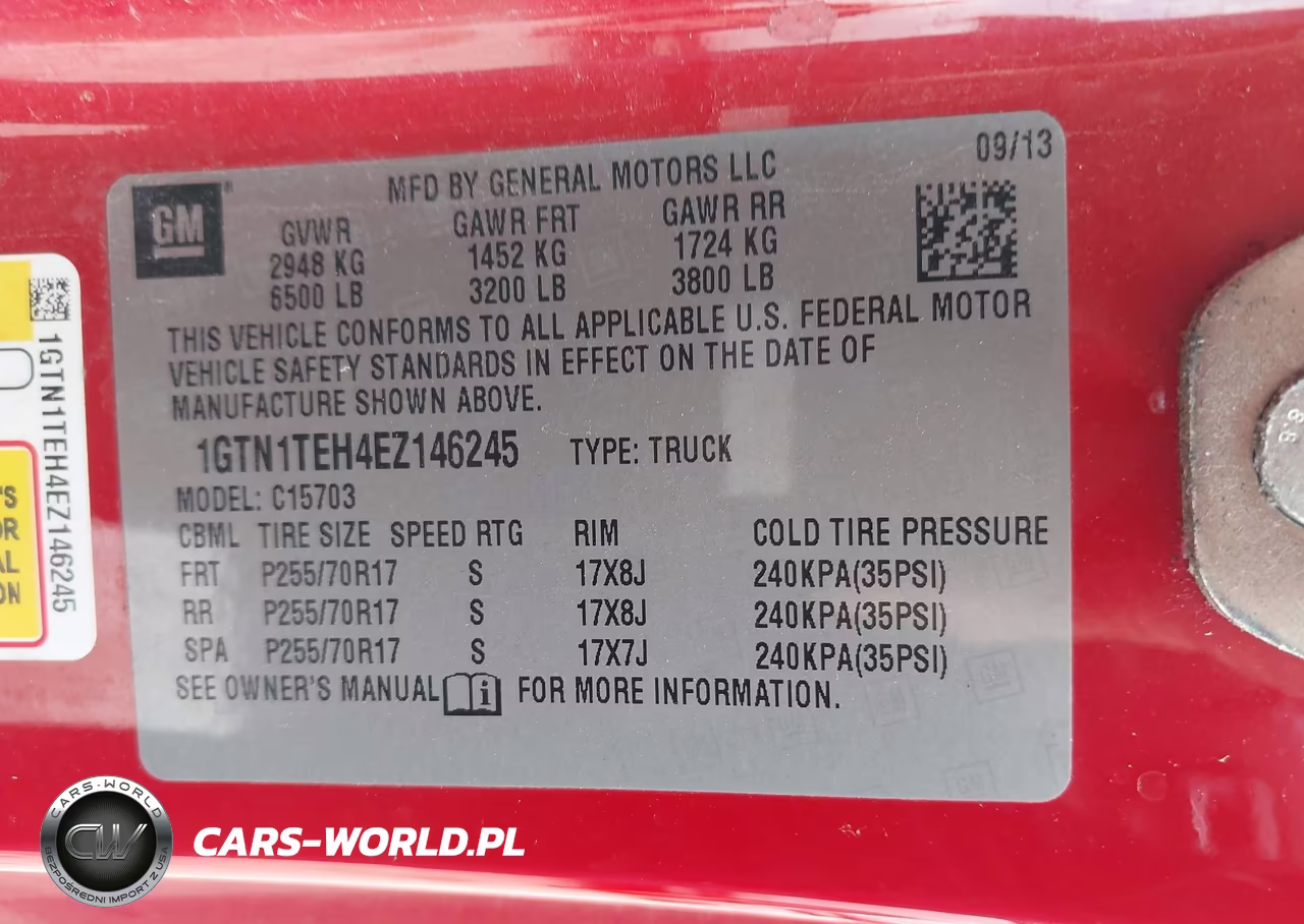2014 GMC Sierra 1500 VIN:1GTN1TEH4EZ146245 - 9