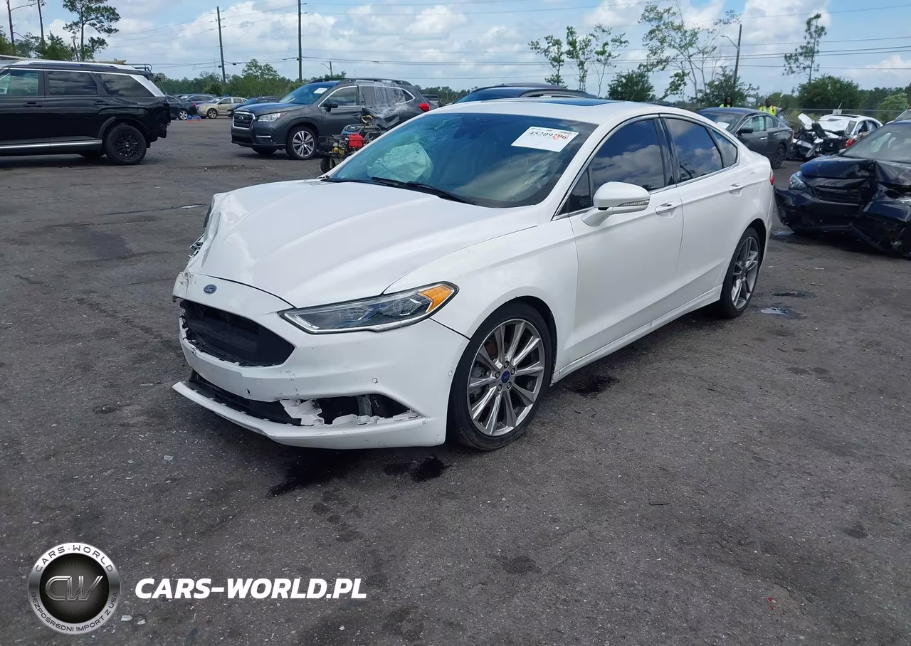 2017 Ford Fusion Platinum VIN:3FA6P0D92HR120608 - 2