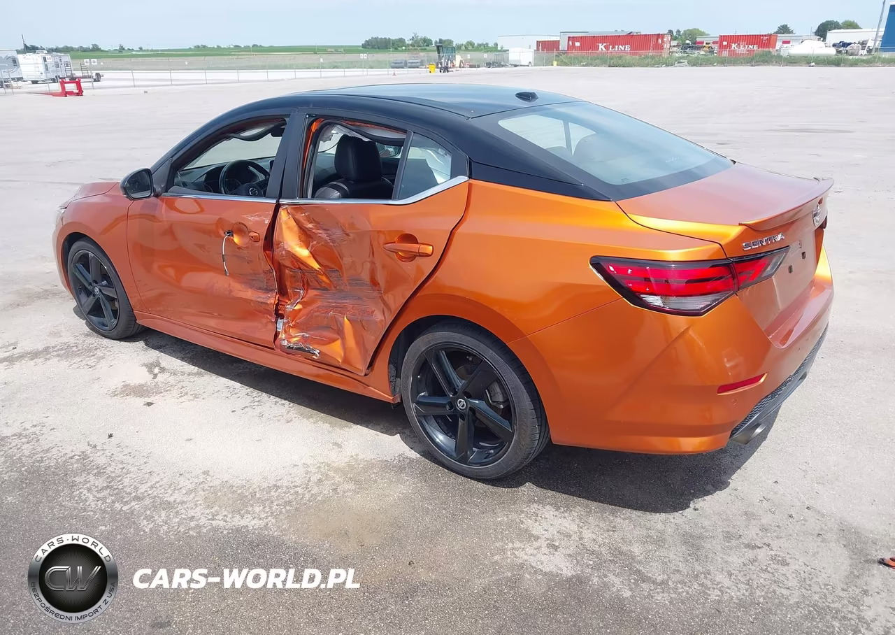 2022 Nissan Sentra Sr Xtronic Cvt VIN:3N1AB8DV2NY207184 - 3