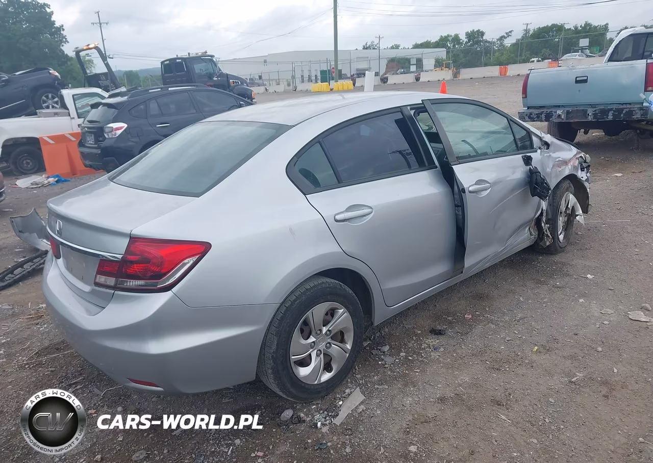 2015 Honda Civic Lx VIN:2HGFB2F53FH554139 - 4