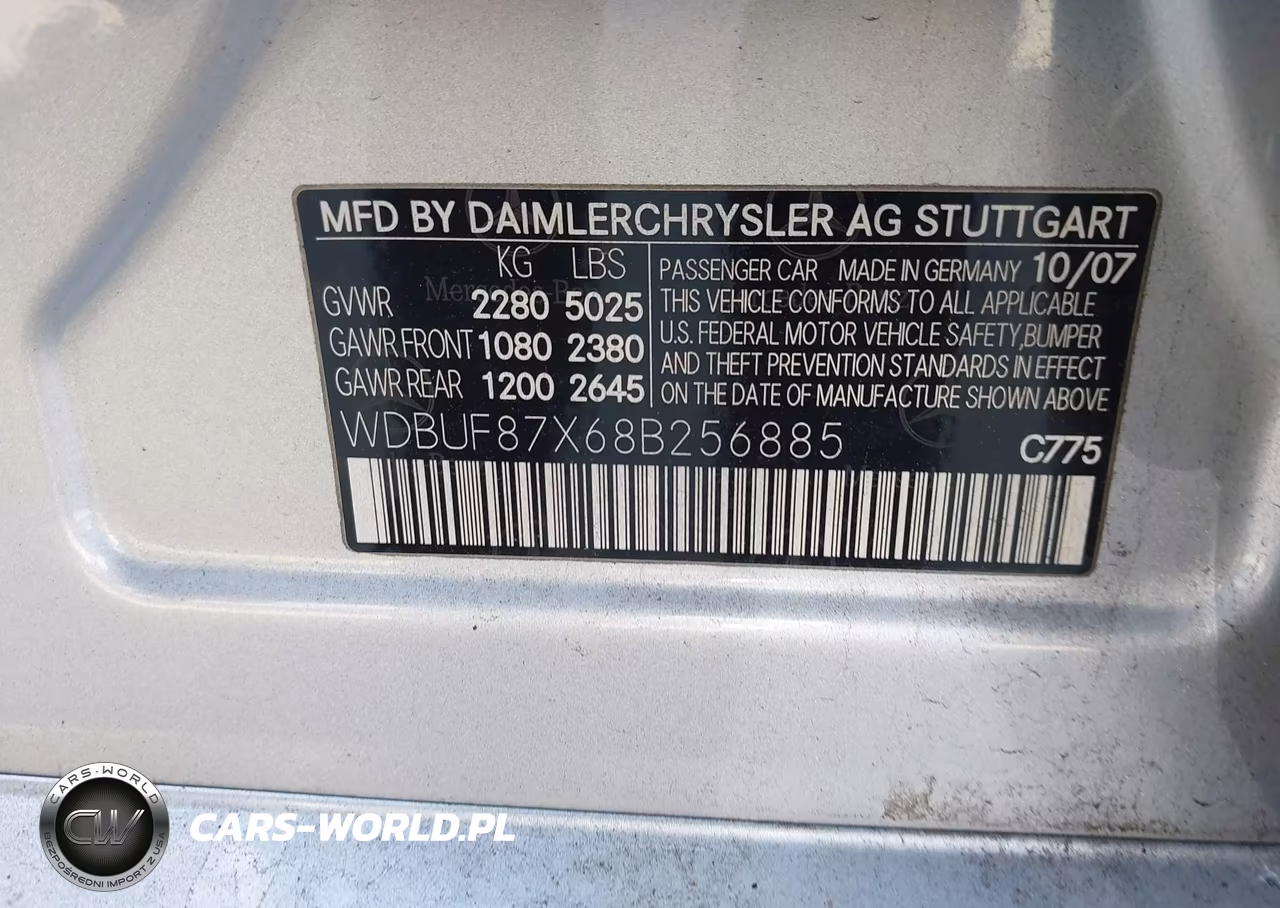 2008 Mercedes-Benz E 350 4Matic VIN:WDBUF87X68B256885 - 9