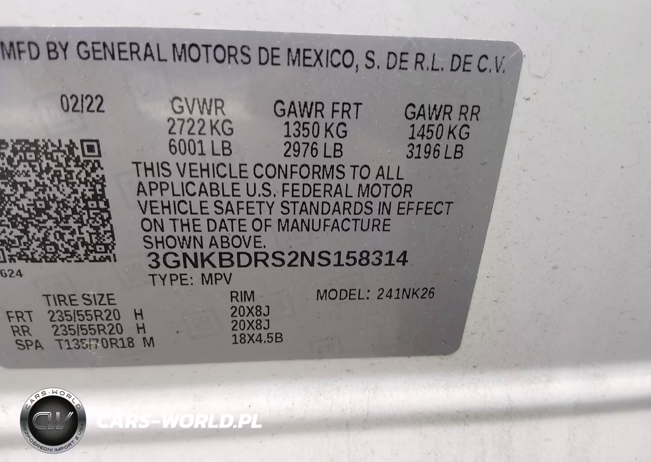 2022 Chevrolet Blazer Fwd 3Lt VIN:3GNKBDRS2NS158314 - 9