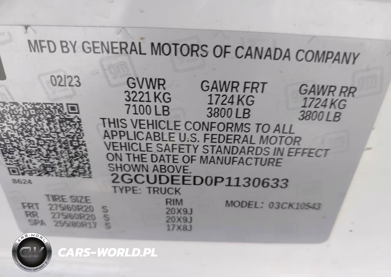 2023 Chevrolet Silverado 1500 4Wd Short Bed Rst VIN:2GCUDEED0P1130633 - 9