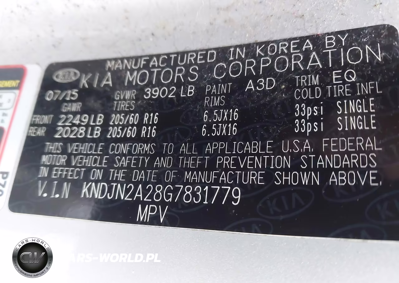 2016 Kia Soul VIN:KNDJN2A28G7831779 - 9