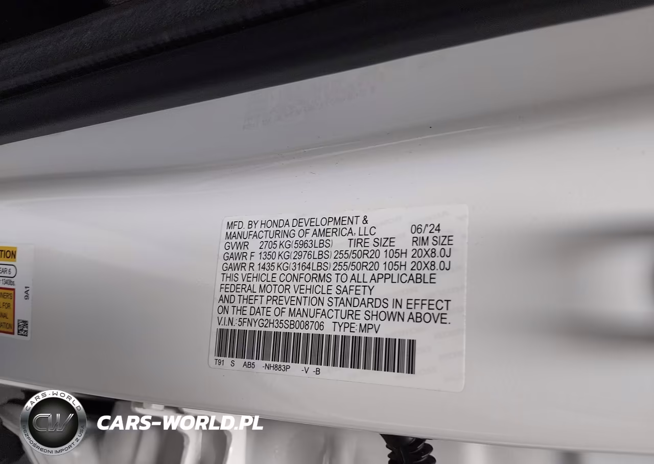2025 Honda Pilot Sport VIN:5FNYG2H35SB008706 - 9