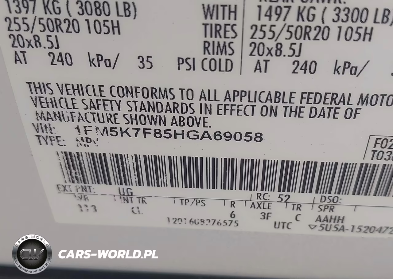 2017 Ford Explorer Limited VIN:1FM5K7F85HGA69058 - 9