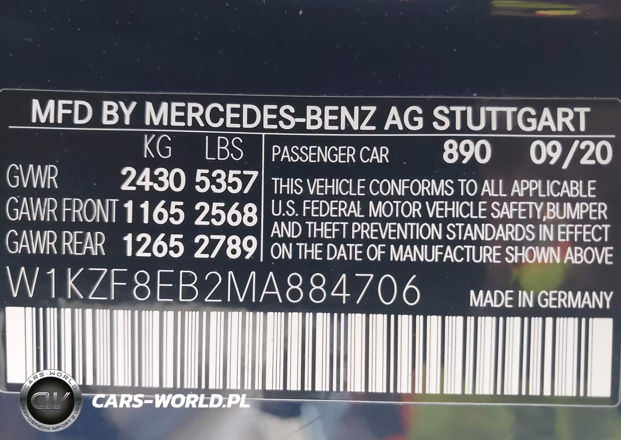 2021 Mercedes-Benz E 350 4Matic VIN:W1KZF8EB2MA884706 - 9