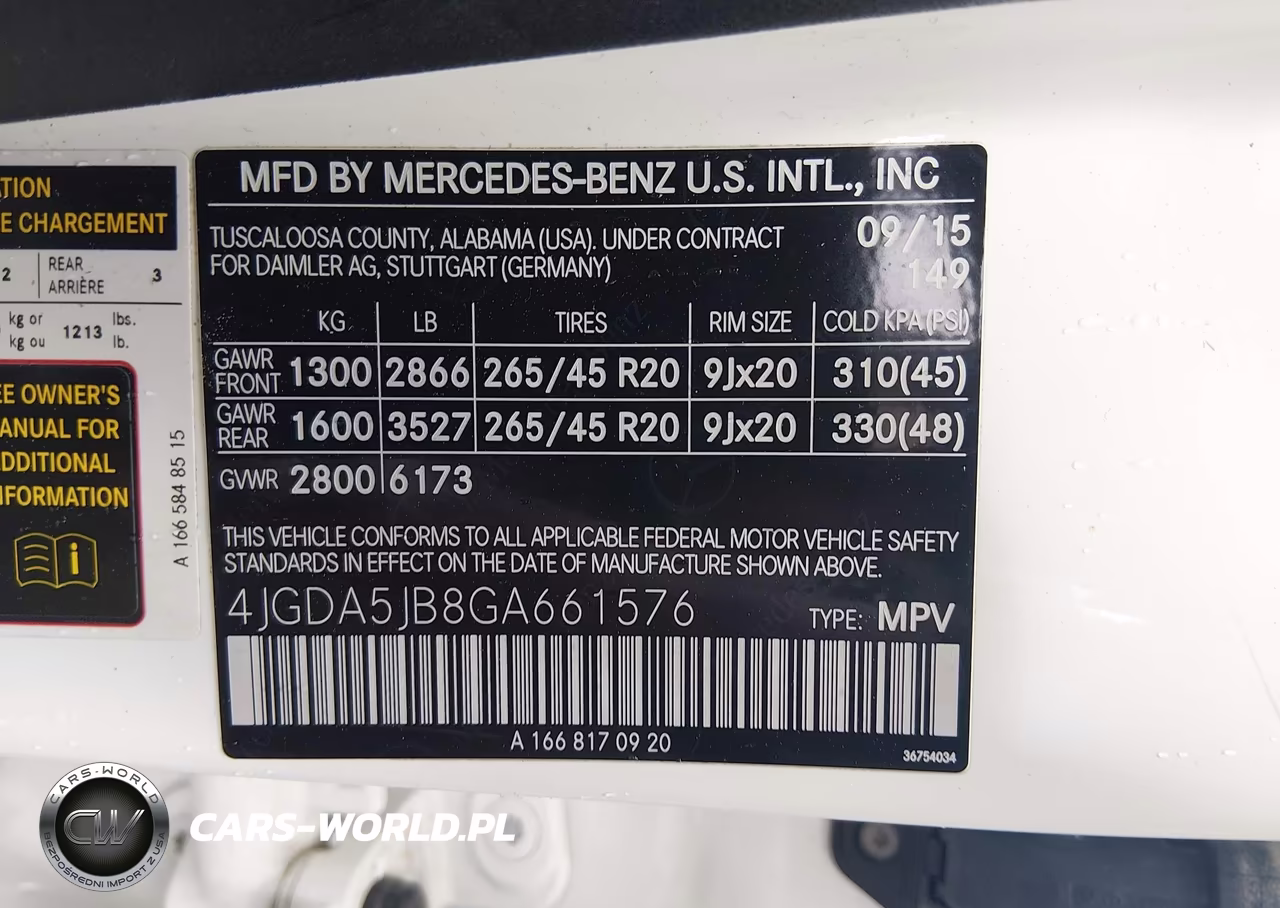 2016 Mercedes-Benz Gle 350 VIN:4JGDA5JB8GA661576 - 9