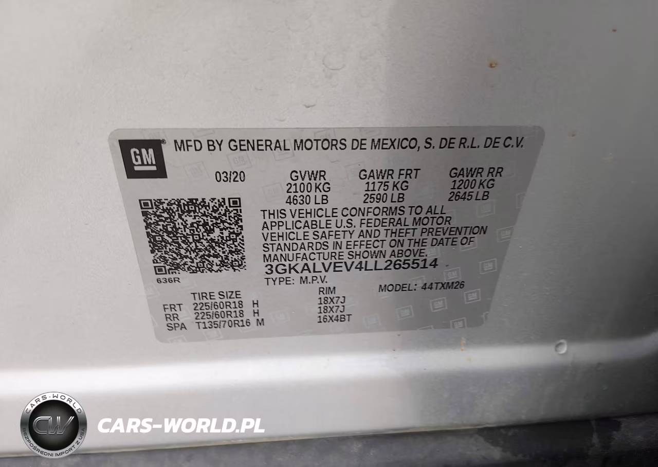 2020 GMC Terrain Awd Slt VIN:3GKALVEV4LL265514 - 9